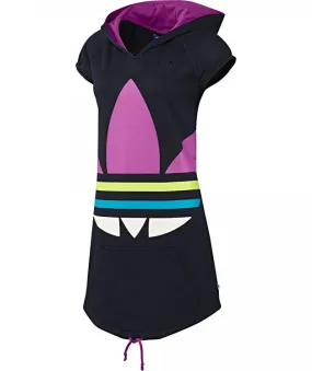 Adidas Trefoil Hooded Dress (Azul Tinta)