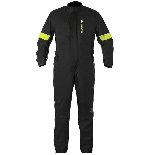 Alpinestars Hurricane Rain Suit Black Yellow Fluo 