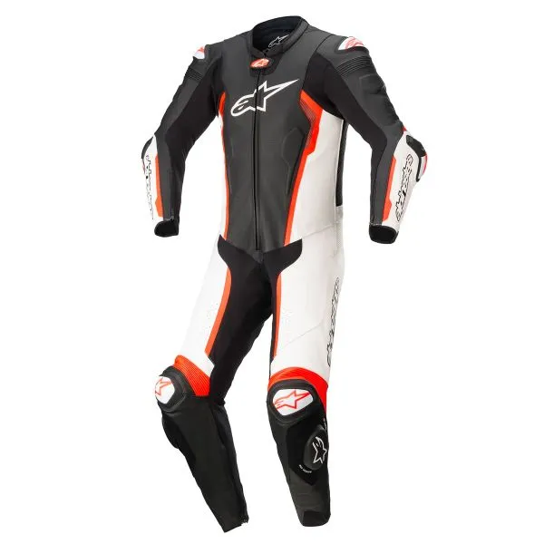 Alpinestars Missile V2 1PC Suit Black White Red Fluo 