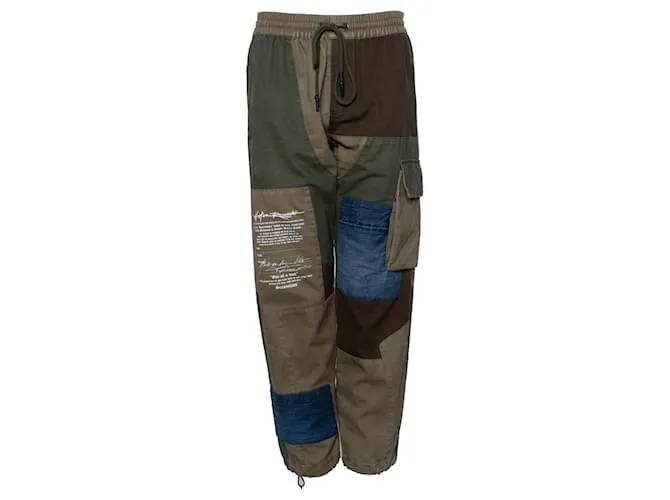 Autre Marque Reserva del taller, Pantalones cargo recortados Verde 