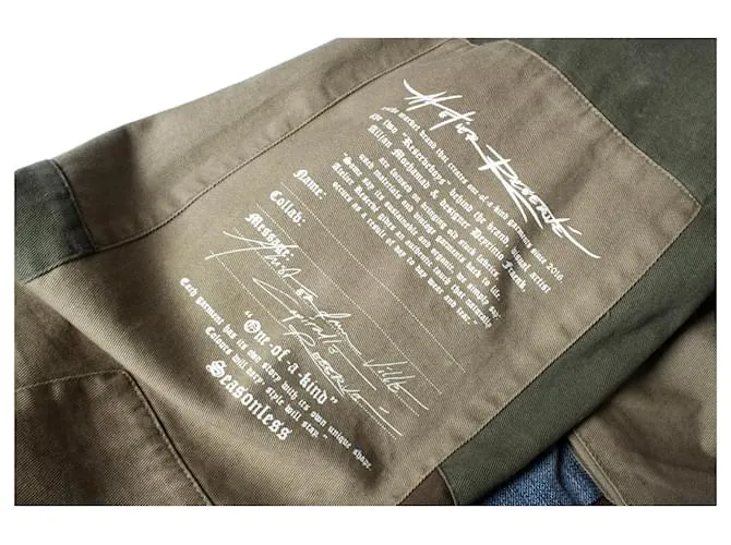 Autre Marque Reserva del taller, Pantalones cargo recortados Verde 