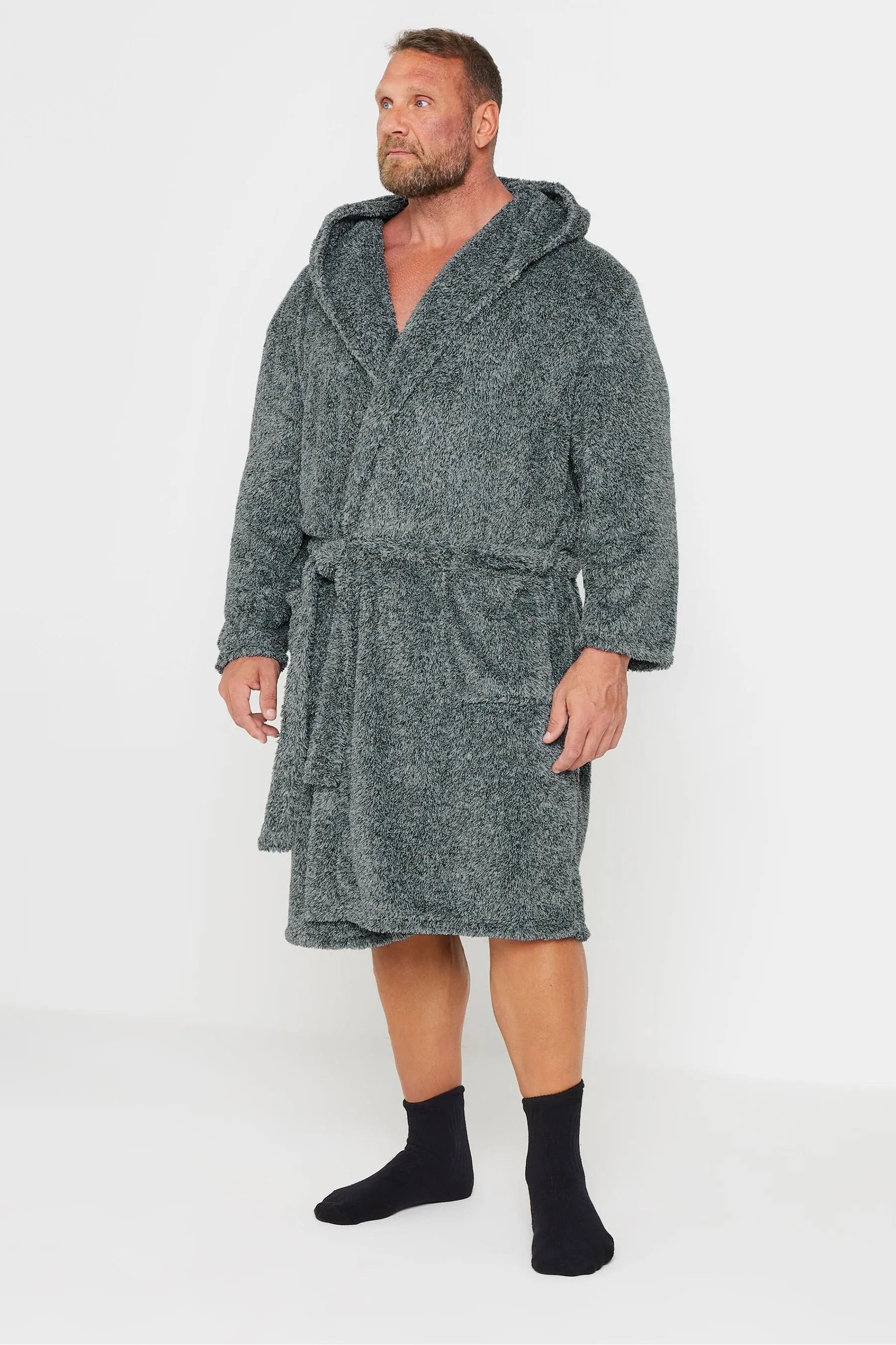 BadRhino Big & Tall Cationic Hooded Robe