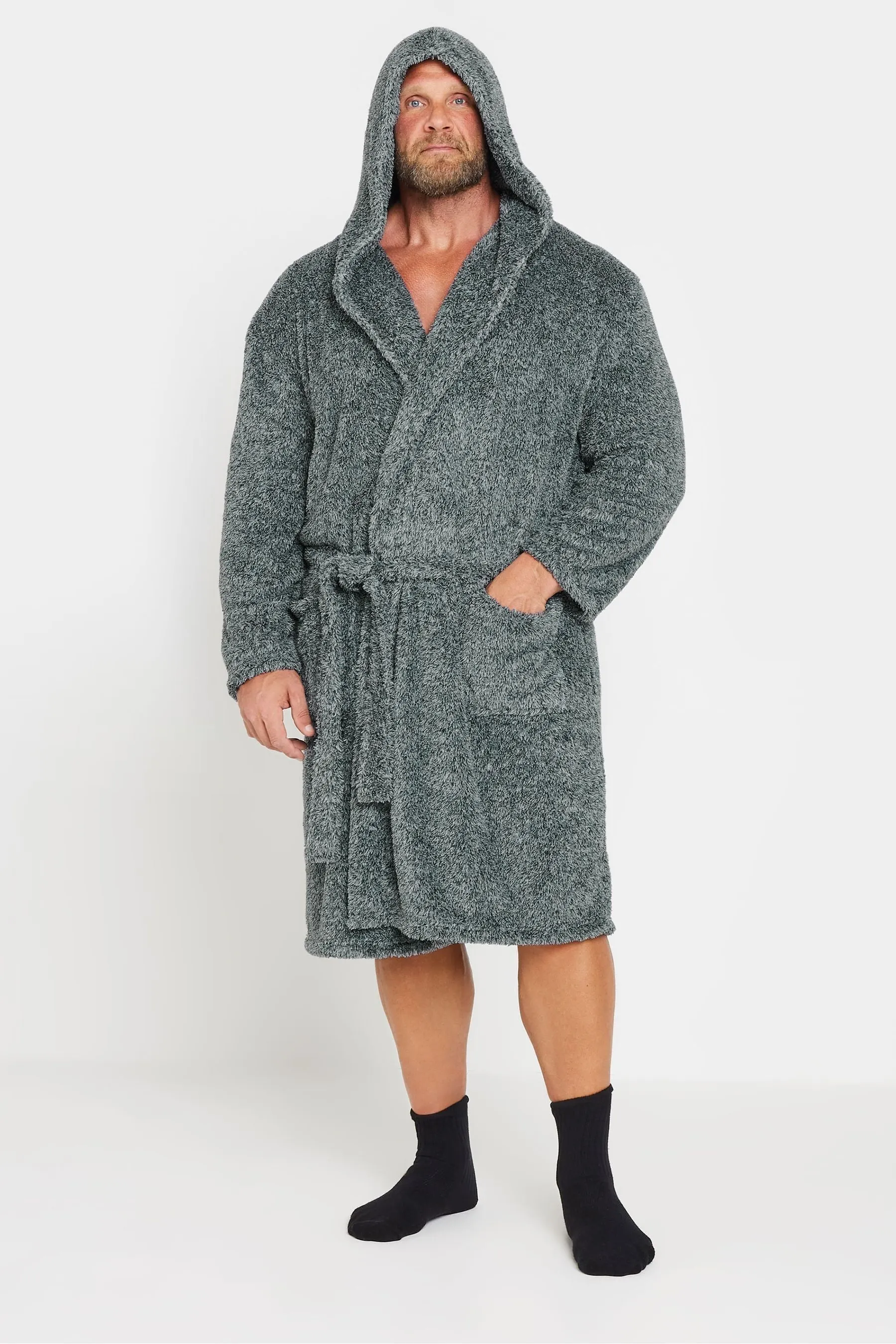 BadRhino Big & Tall Cationic Hooded Robe