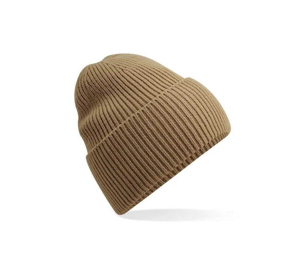 Beechfield BF384R - OVERSIZED CUFFED BEANIE - Biscuit