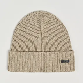 BOSS BLACK Fati Wool Beanie Light Beige