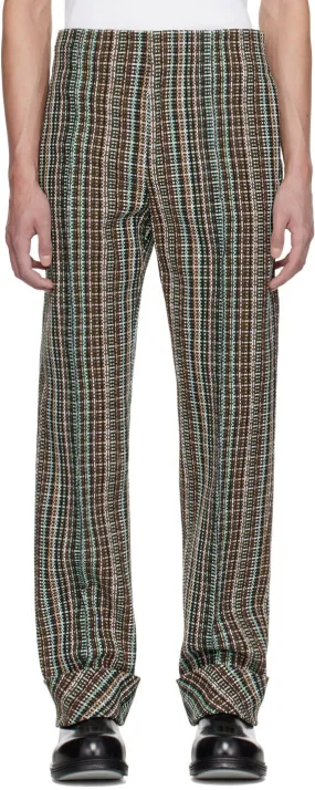 Bottega Veneta Check Trousers