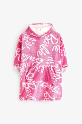 Brand Threads Girls Barbie Hooded Blanket