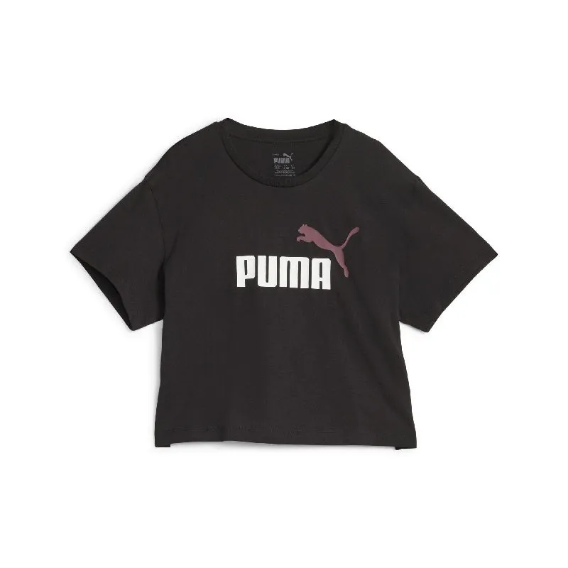  Camisetas manga corta Puma Girls Logo Cropped Tee