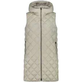 Campagnolo Long Hooded Vest with Diamond Quilting