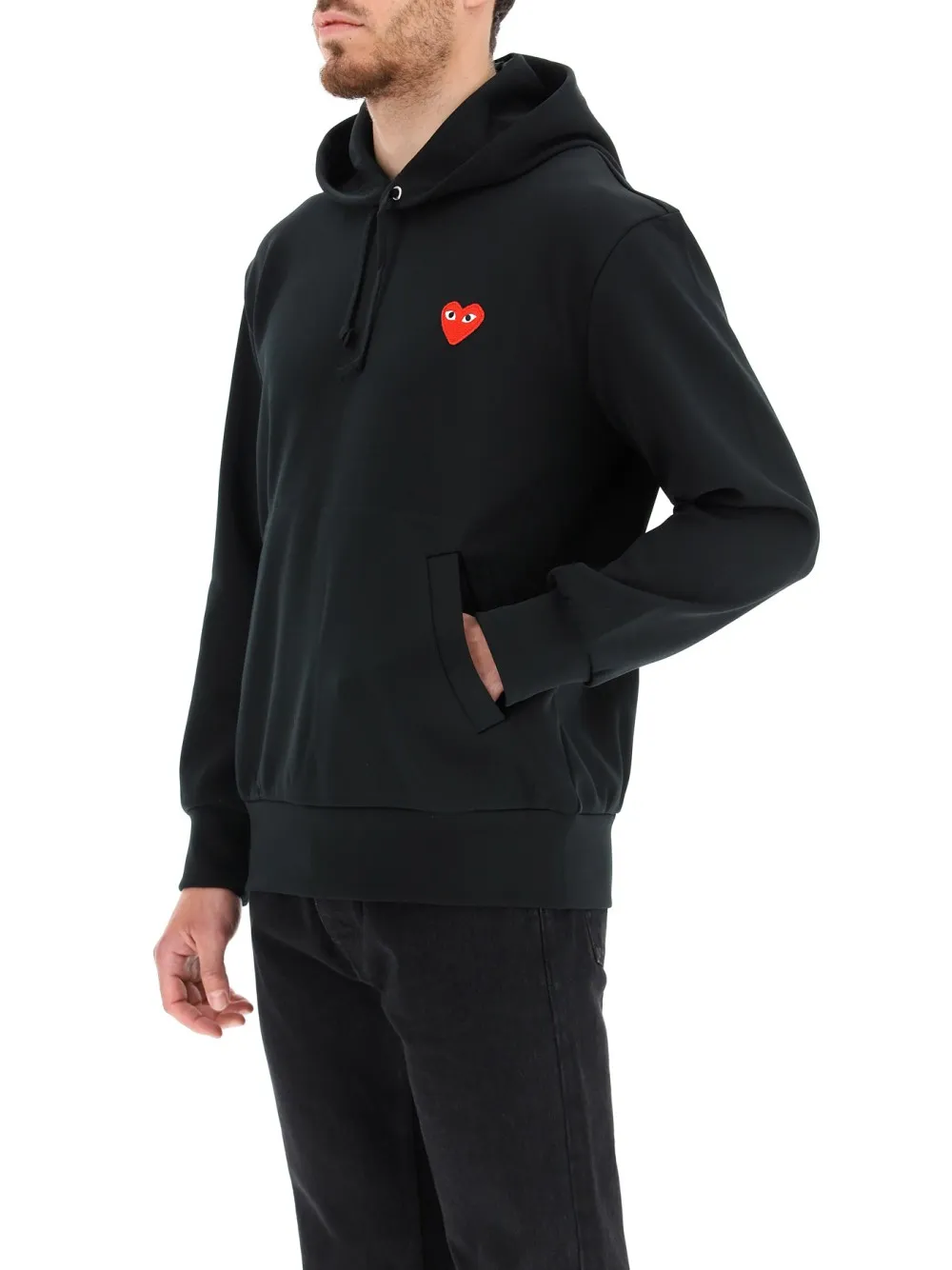 COMME DES GARÇONS PLAY PLAY HOODED SWEAT