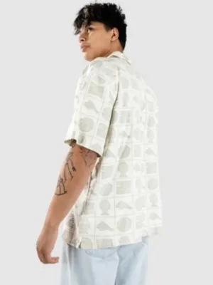 Denim Project Printed Linen Resort Camisa