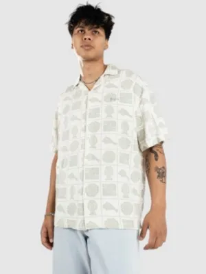 Denim Project Printed Linen Resort Camisa