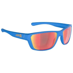 Gafas AZR Flash Bleue Mate Multicouche Rouge