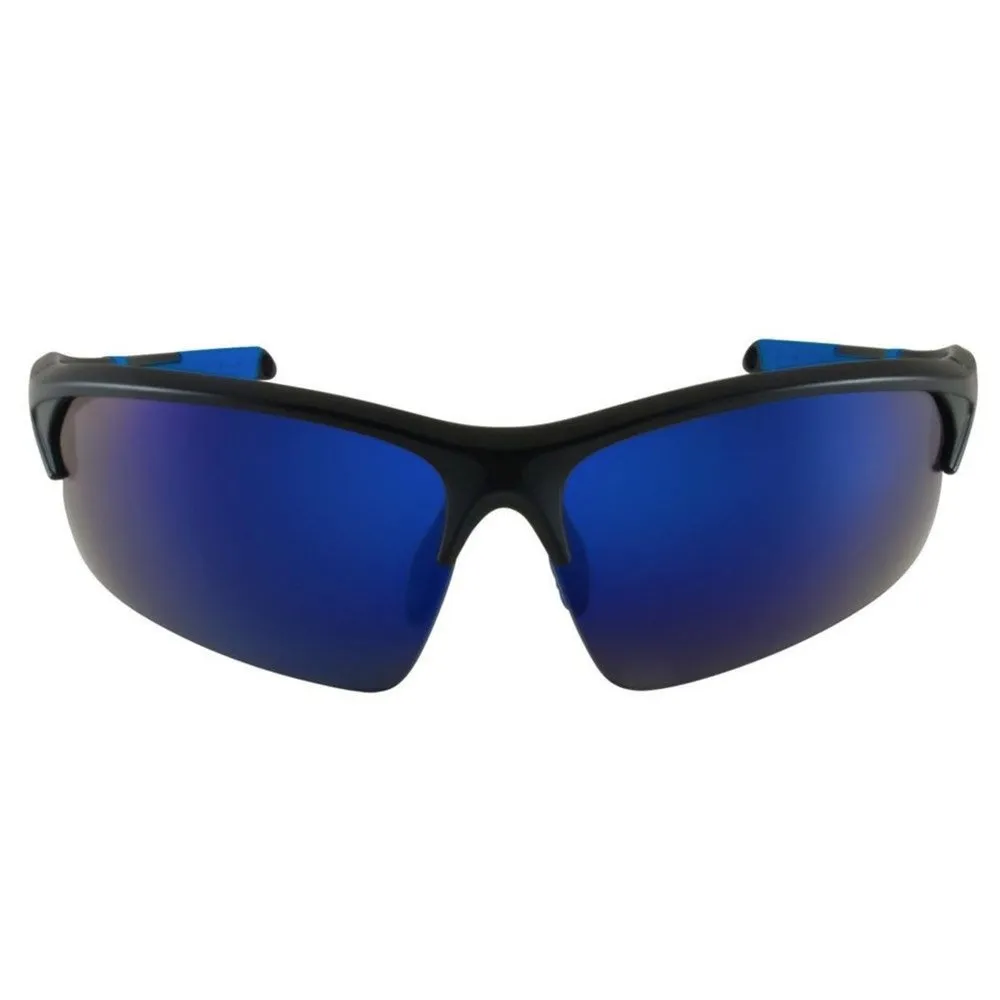 Gafas AZR Huez Noir Matte Bleu Blue Mirror