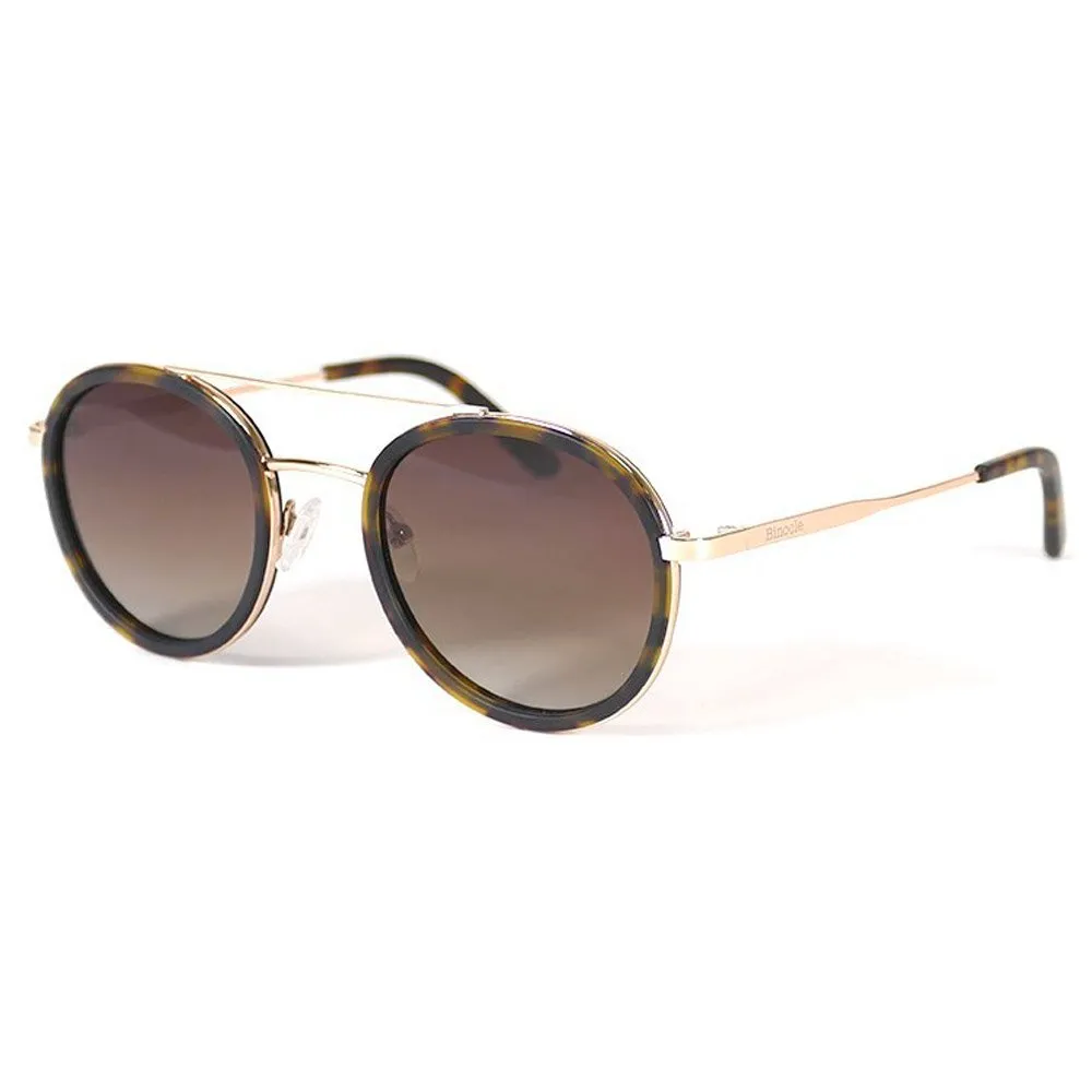 Gafas Binocle Eyewear Arizona Shiny Gold Tortoise Brown Polarized