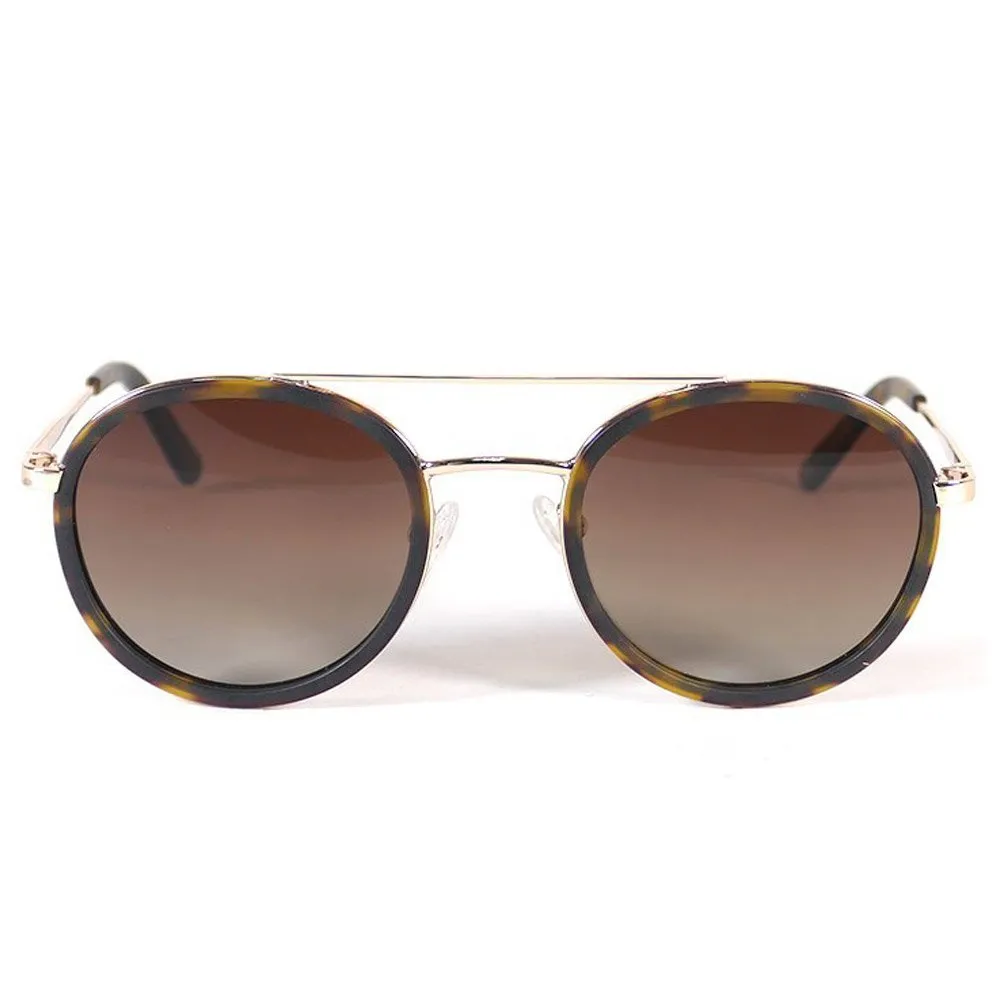 Gafas Binocle Eyewear Arizona Shiny Gold Tortoise Brown Polarized