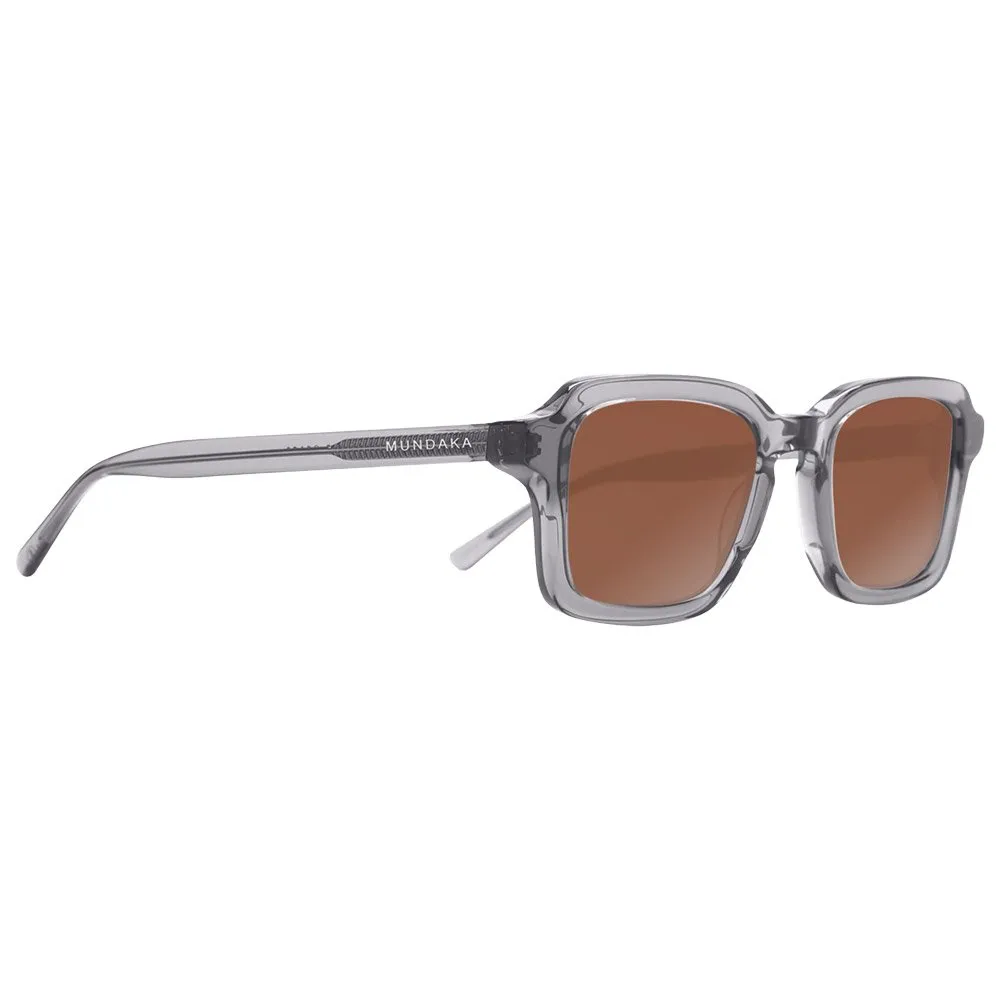 Gafas Mundaka Optic Canggu Crystal Grey Brown Polarized