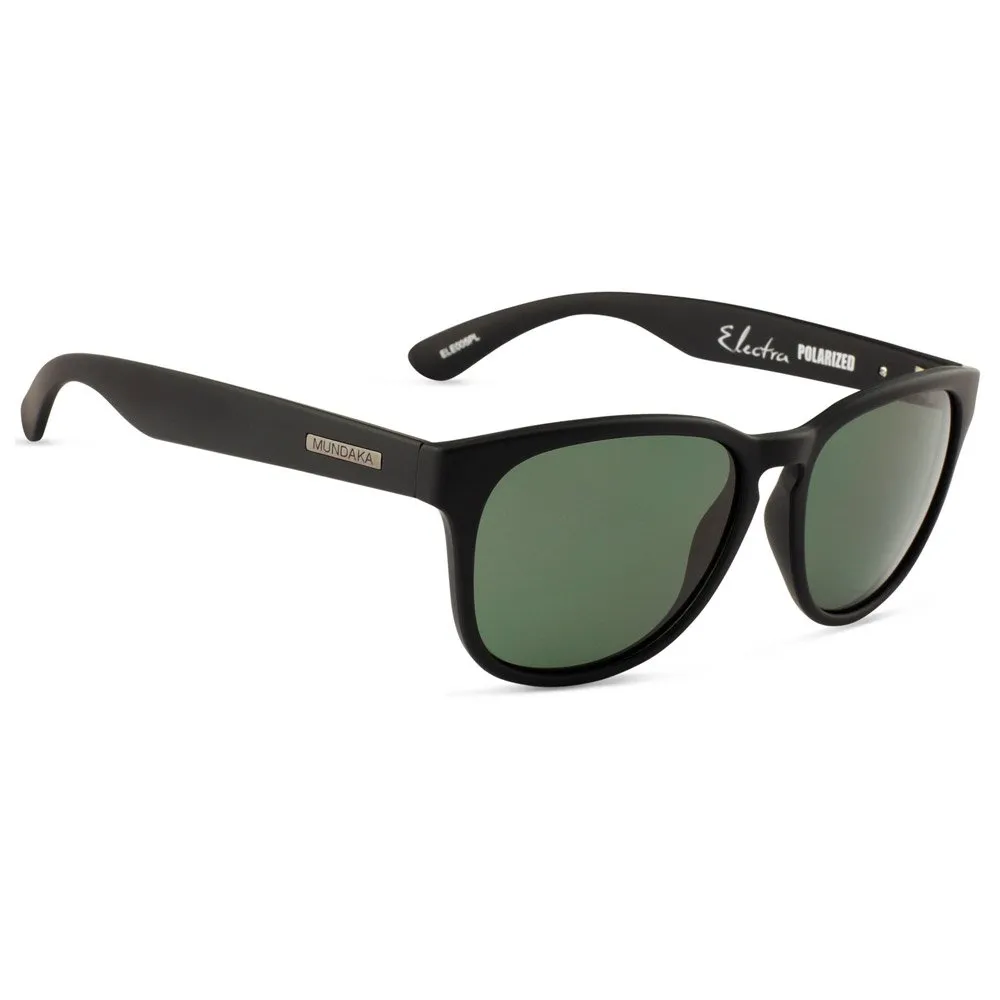 Gafas Mundaka Optic Electra Matte Black Green Polarized