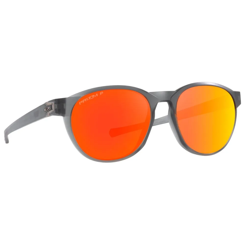 Gafas Oakley Reedmace Matte Grey Smoke Prizm Ruby Polarized