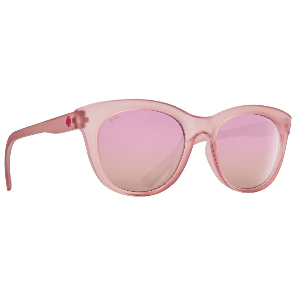 Gafas Spy Boundless Matte Translucent Rose Bronze Rose Quartz Spectra Mirror