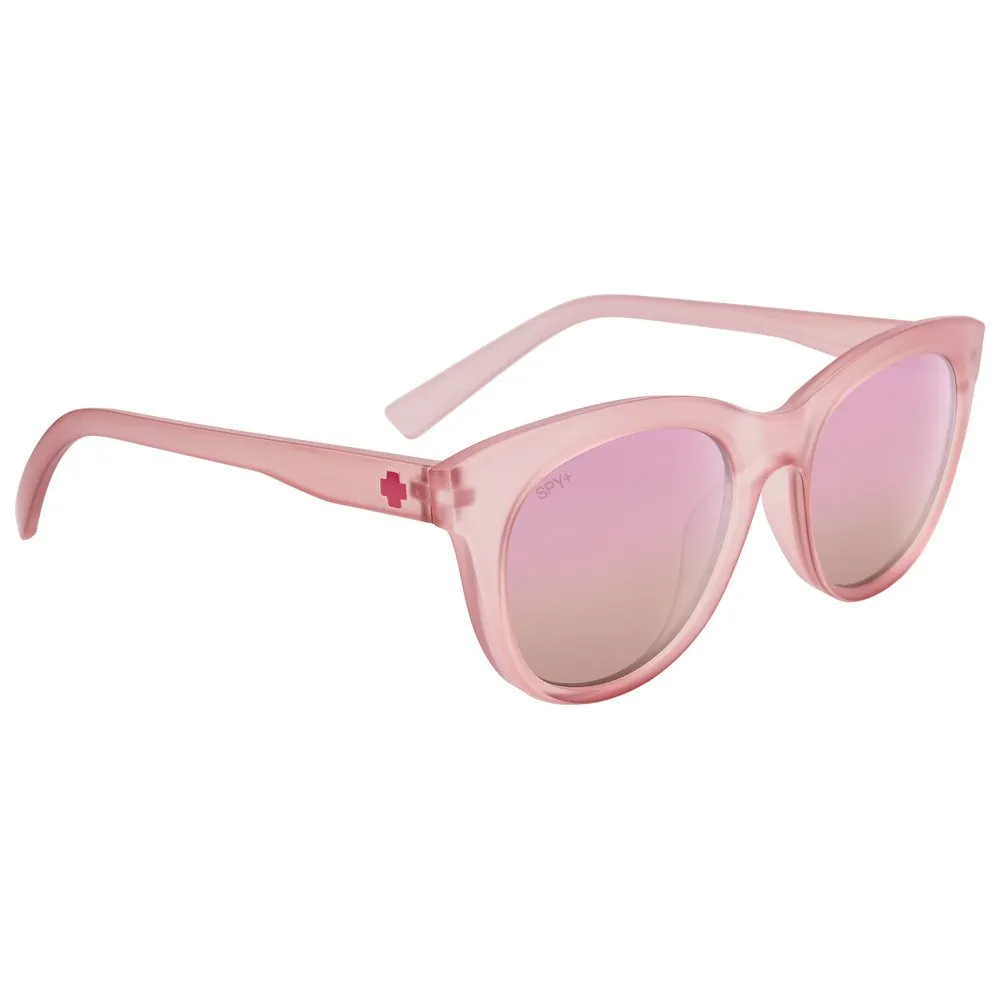 Gafas Spy Boundless Matte Translucent Rose Bronze Rose Quartz Spectra Mirror