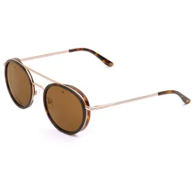 Gafas Vuarnet Edge Round Ecaille Brown Polar