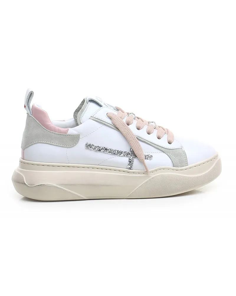 Gio + zapatos - GIADA 63 WHITE ROSE Sneakers woman