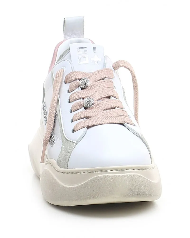 Gio + zapatos - GIADA 63 WHITE ROSE Sneakers woman