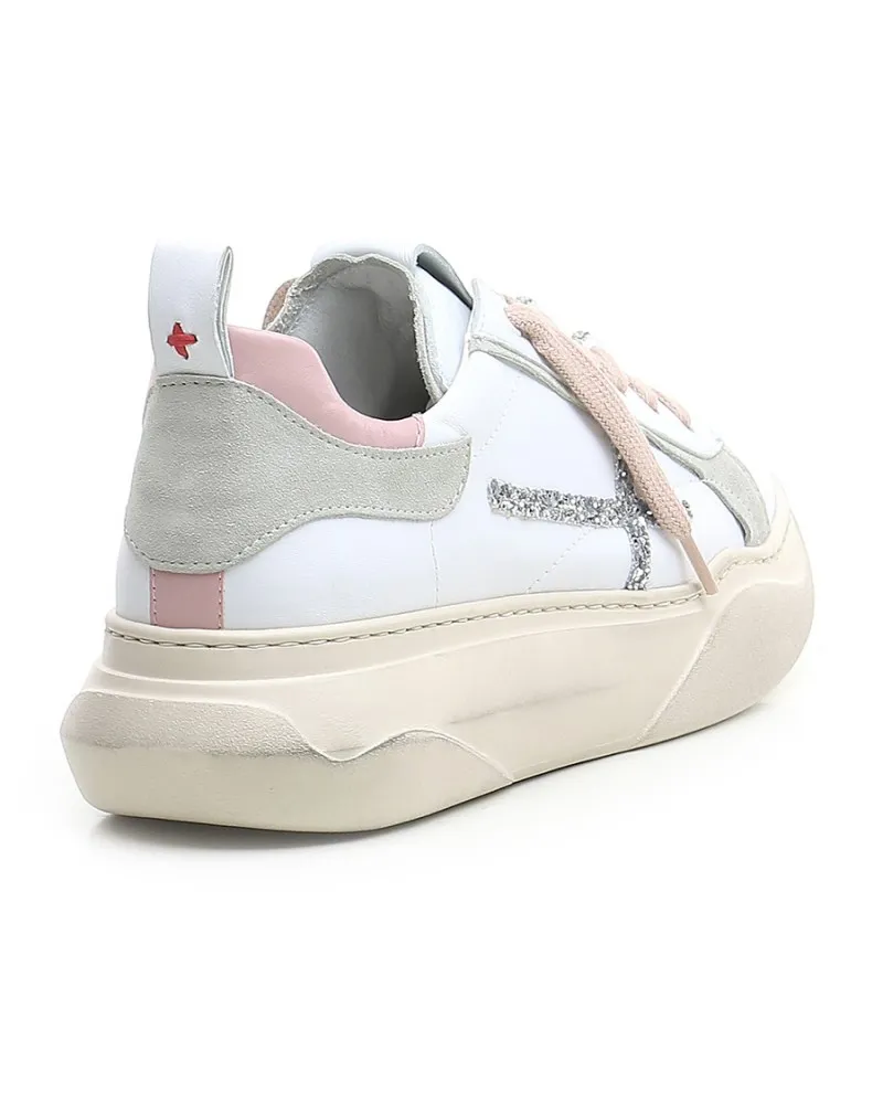 Gio + zapatos - GIADA 63 WHITE ROSE Sneakers woman