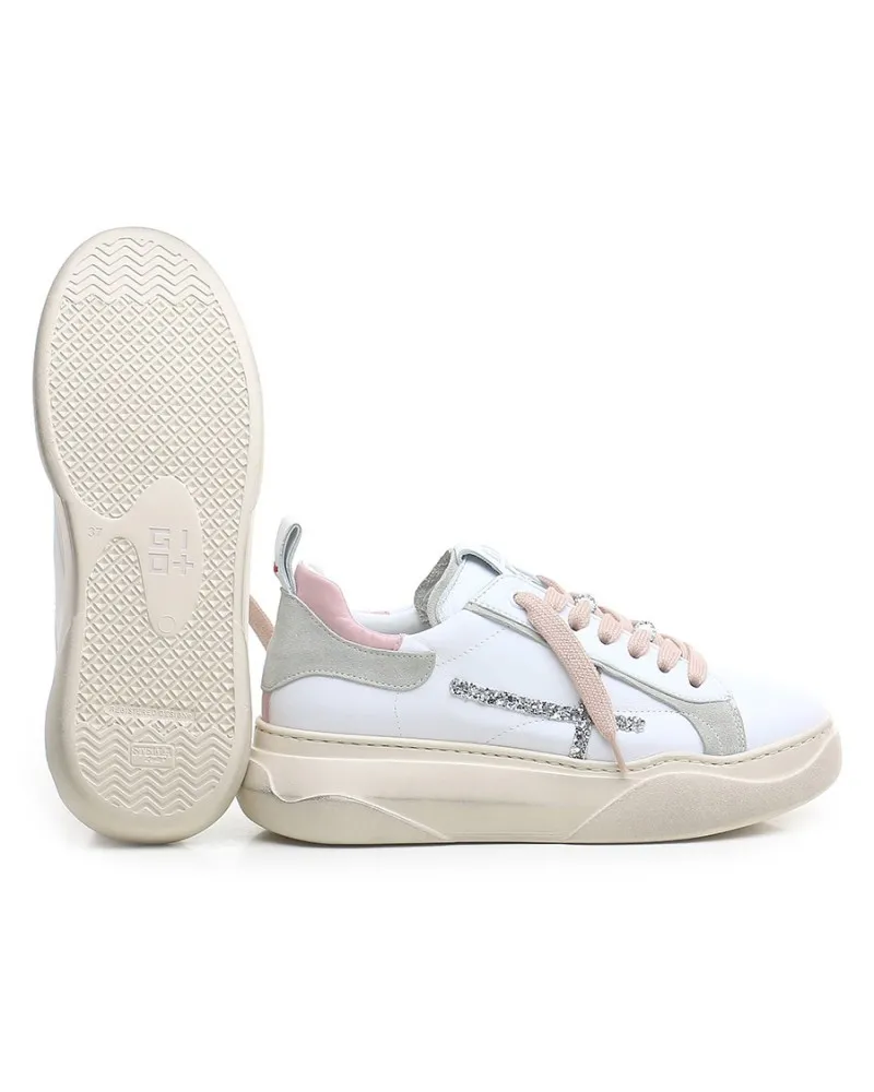 Gio + zapatos - GIADA 63 WHITE ROSE Sneakers woman