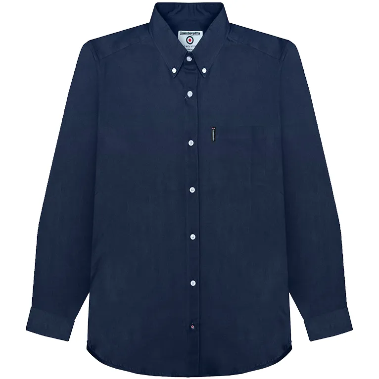 Lambretta Oxford Hombre Camisa de manga larga RWIS1388