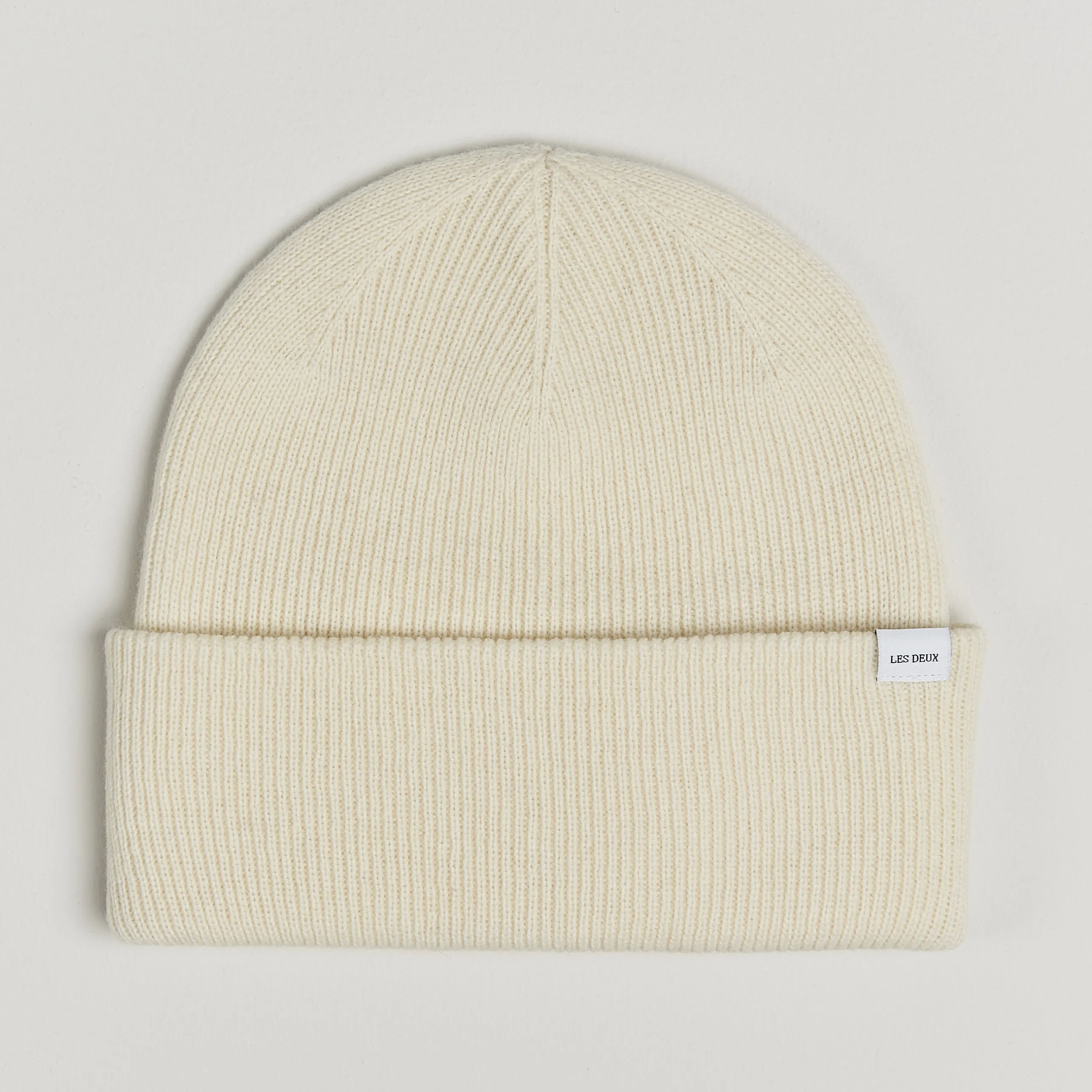 LES DEUX Wayne Wool Beanie Ivory