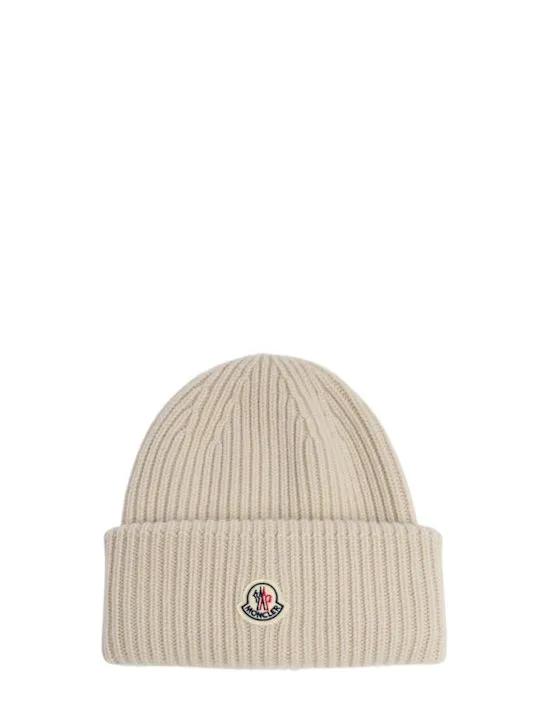 Logo wool & cashmere beanie