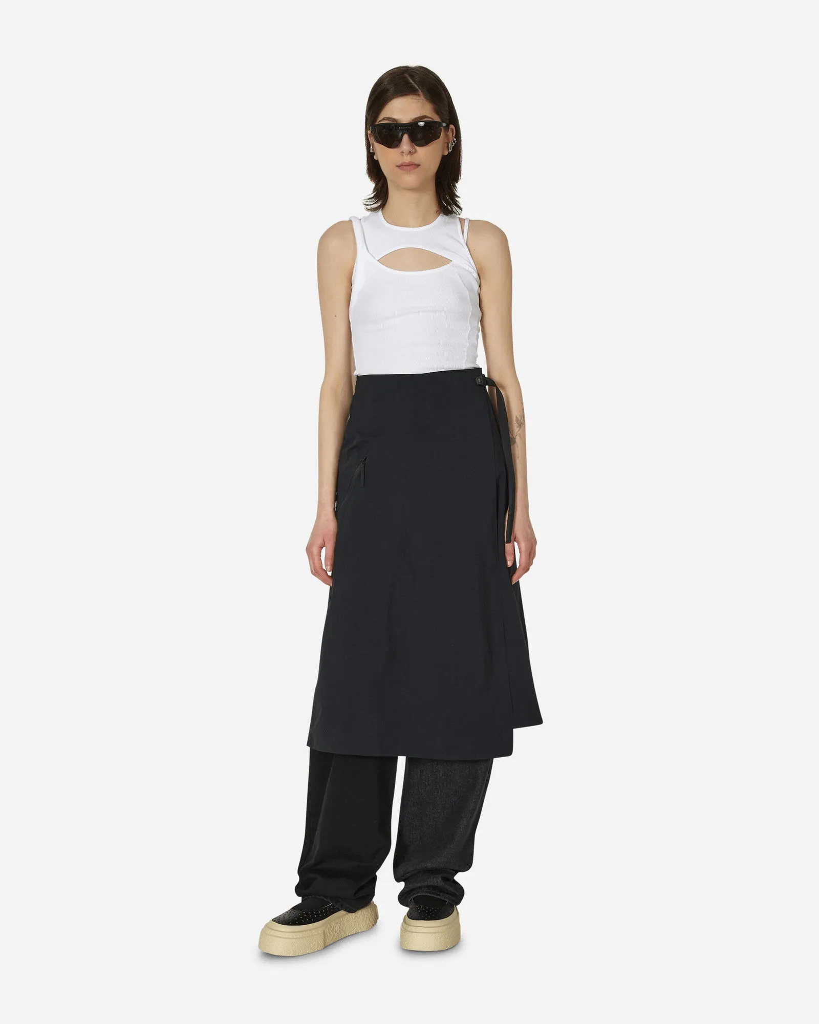 Maison Margiela Half and Half Denim Trousers Black