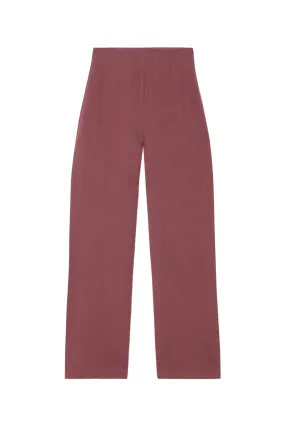 Margot, linen and virgin wool trousers