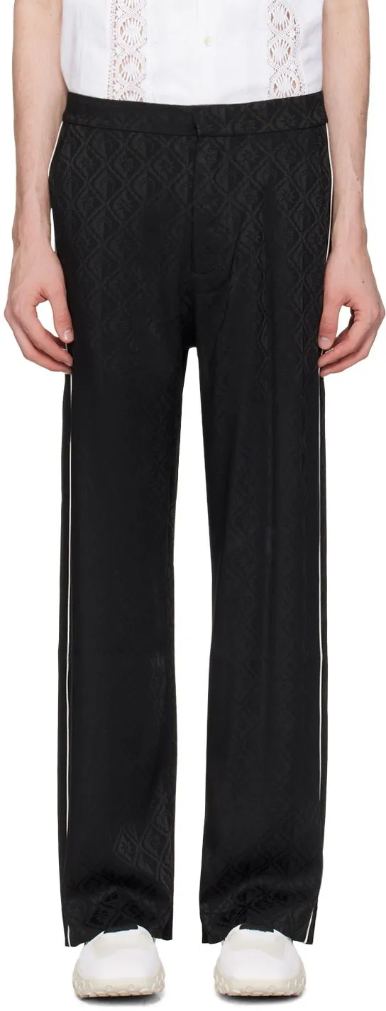 Marine Serre Jacquard Trousers