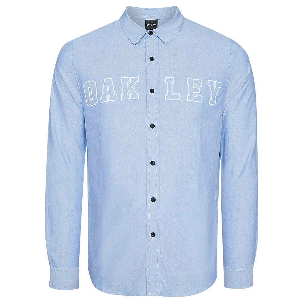 Oakley Icon Oxford Logo Hombre Camisa de manga larga 401903-6E1