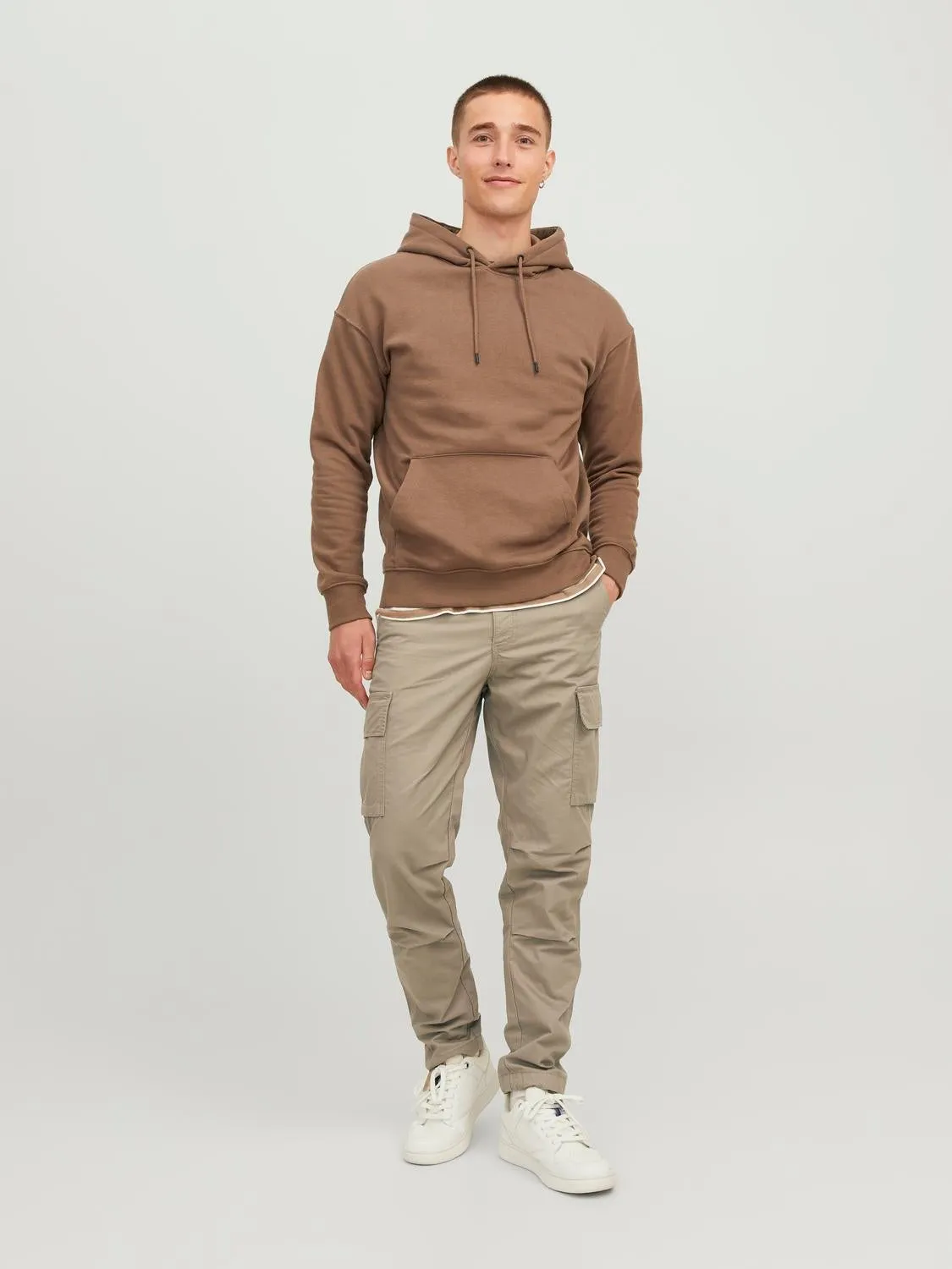 Pantalones cargo Corte carrot | Beige | Jack & Jones®