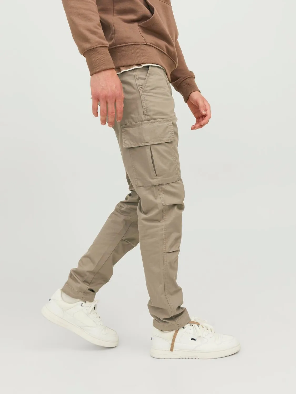 Pantalones cargo Corte carrot | Beige | Jack & Jones®