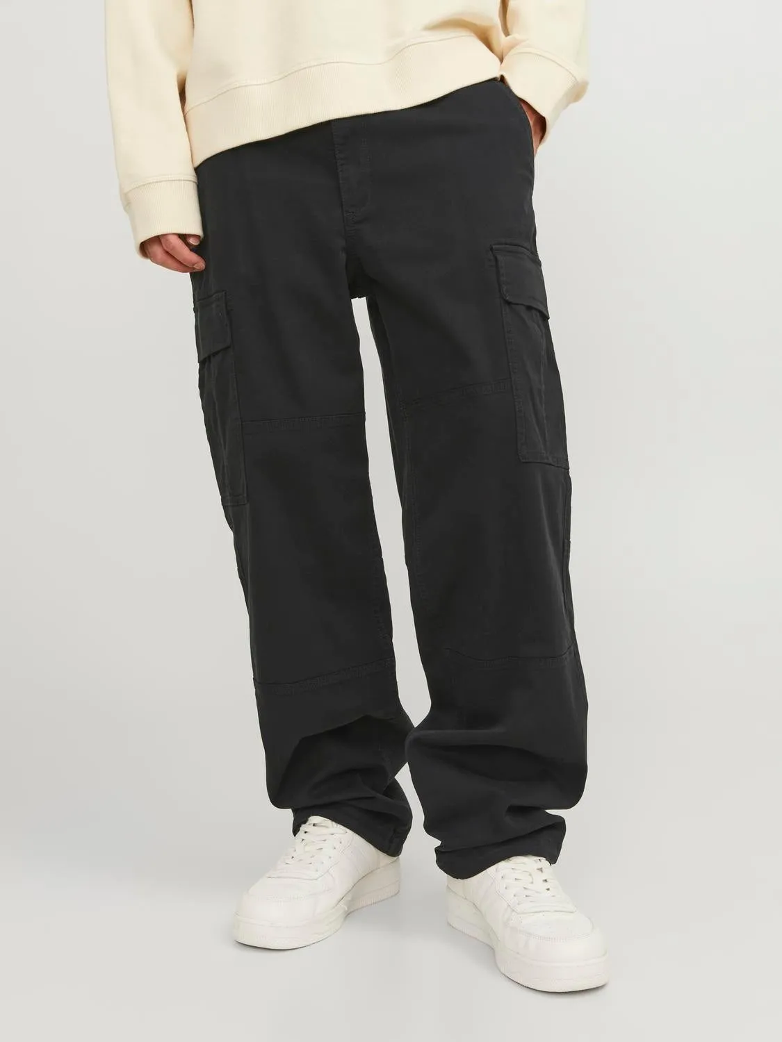 Pantalones cargo Corte loose | Negro | Jack & Jones®