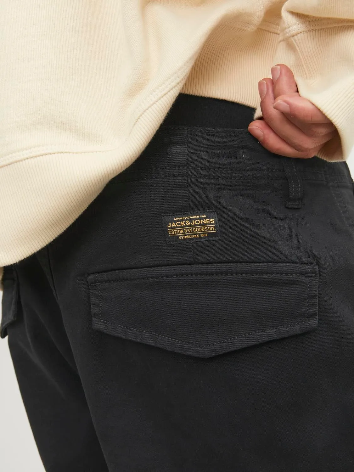 Pantalones cargo Corte loose | Negro | Jack & Jones®