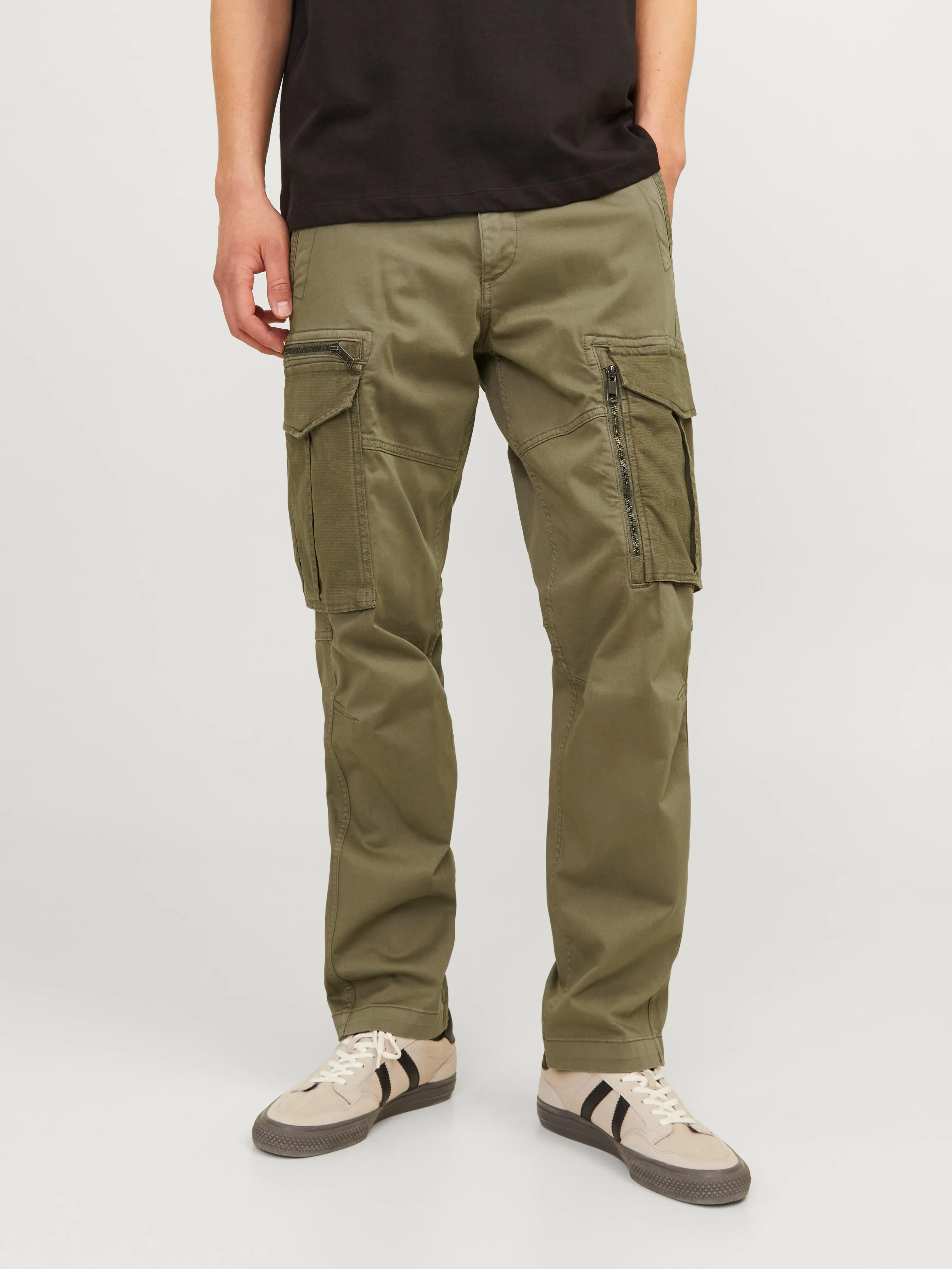 Pantalones cargo Corte relaxed | Verde oscuro | Jack & Jones®