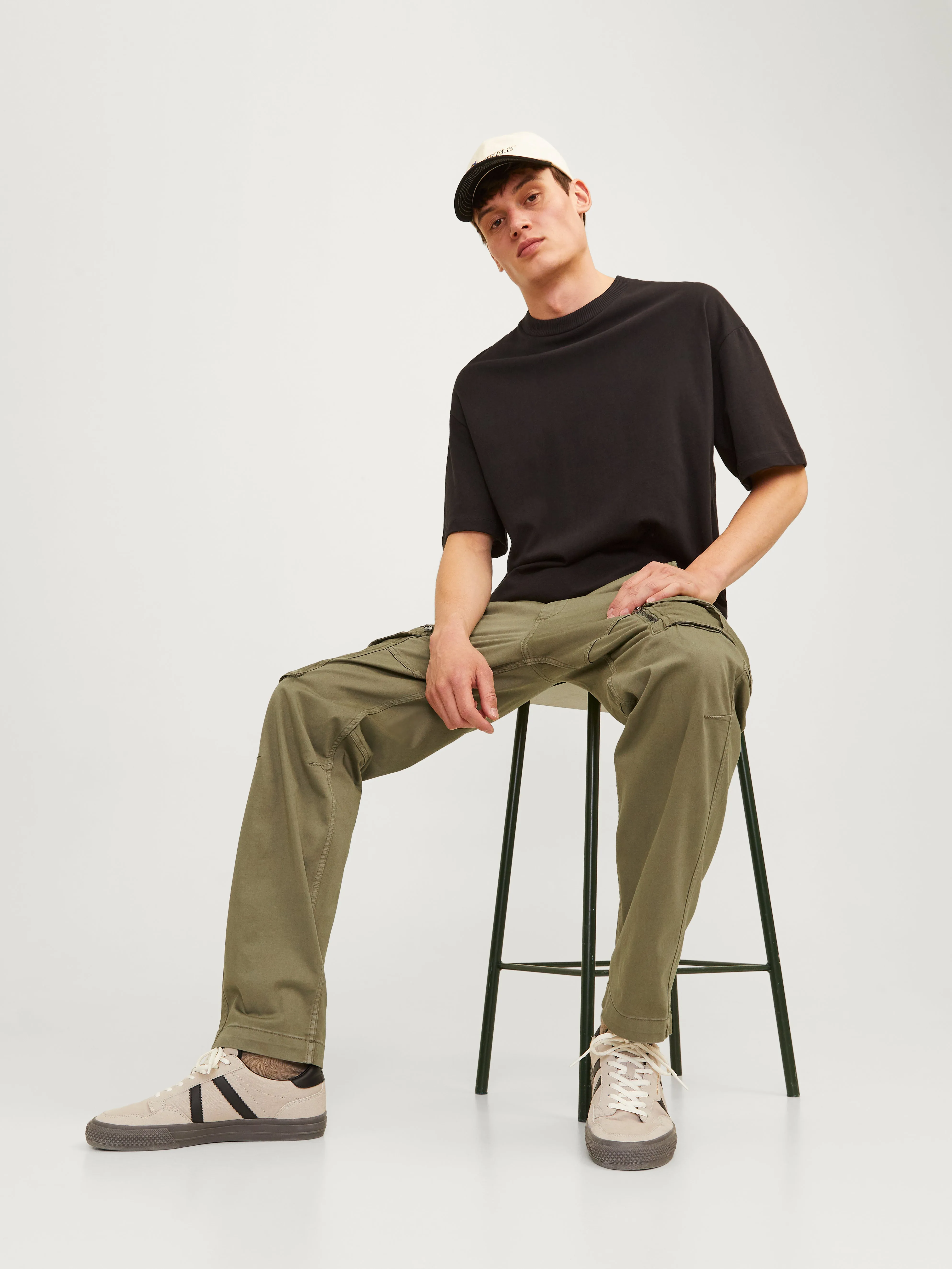 Pantalones cargo Corte relaxed | Verde oscuro | Jack & Jones®