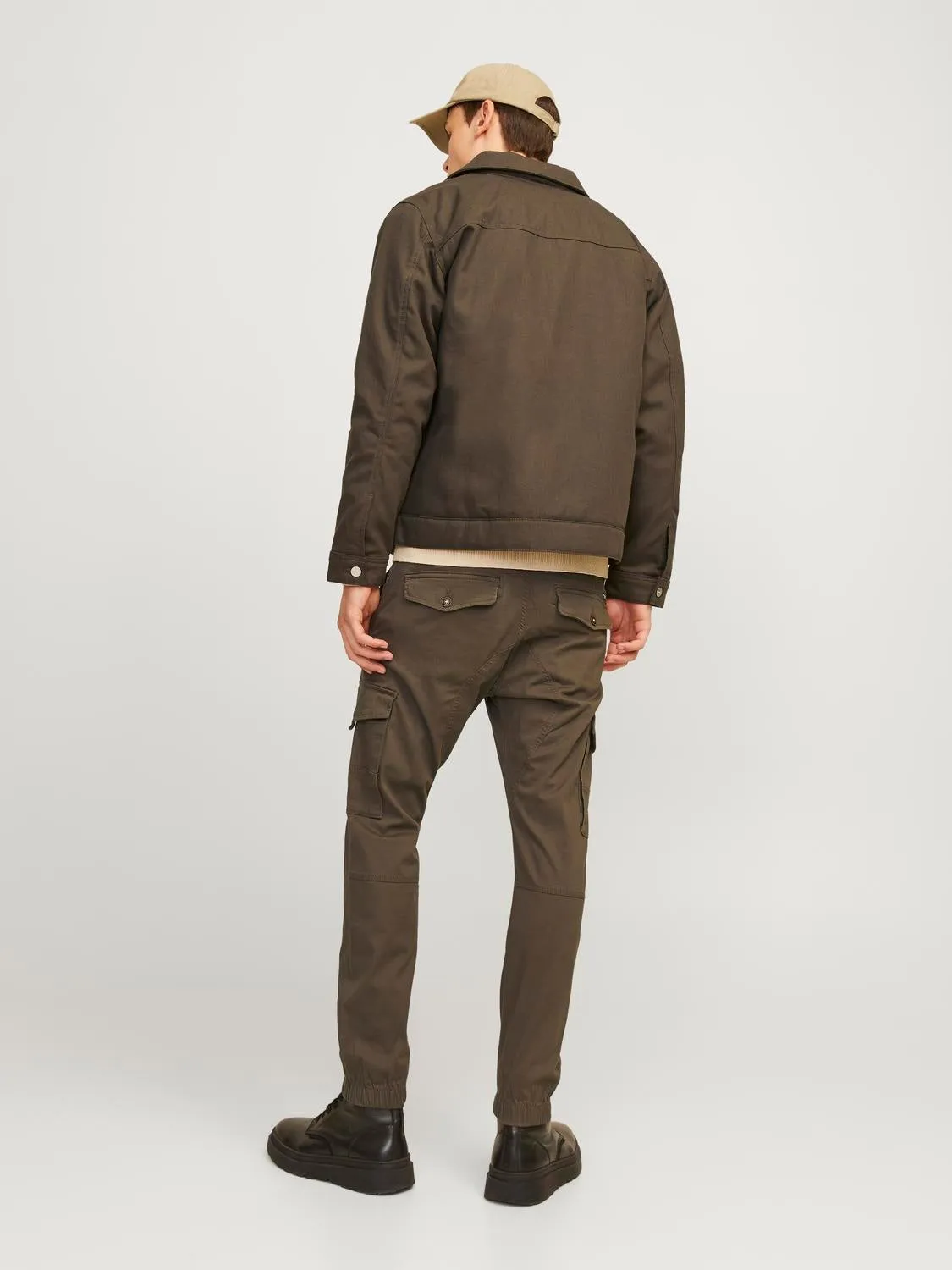 Pantalones cargo Corte slim | Marrón oscuro | Jack & Jones®