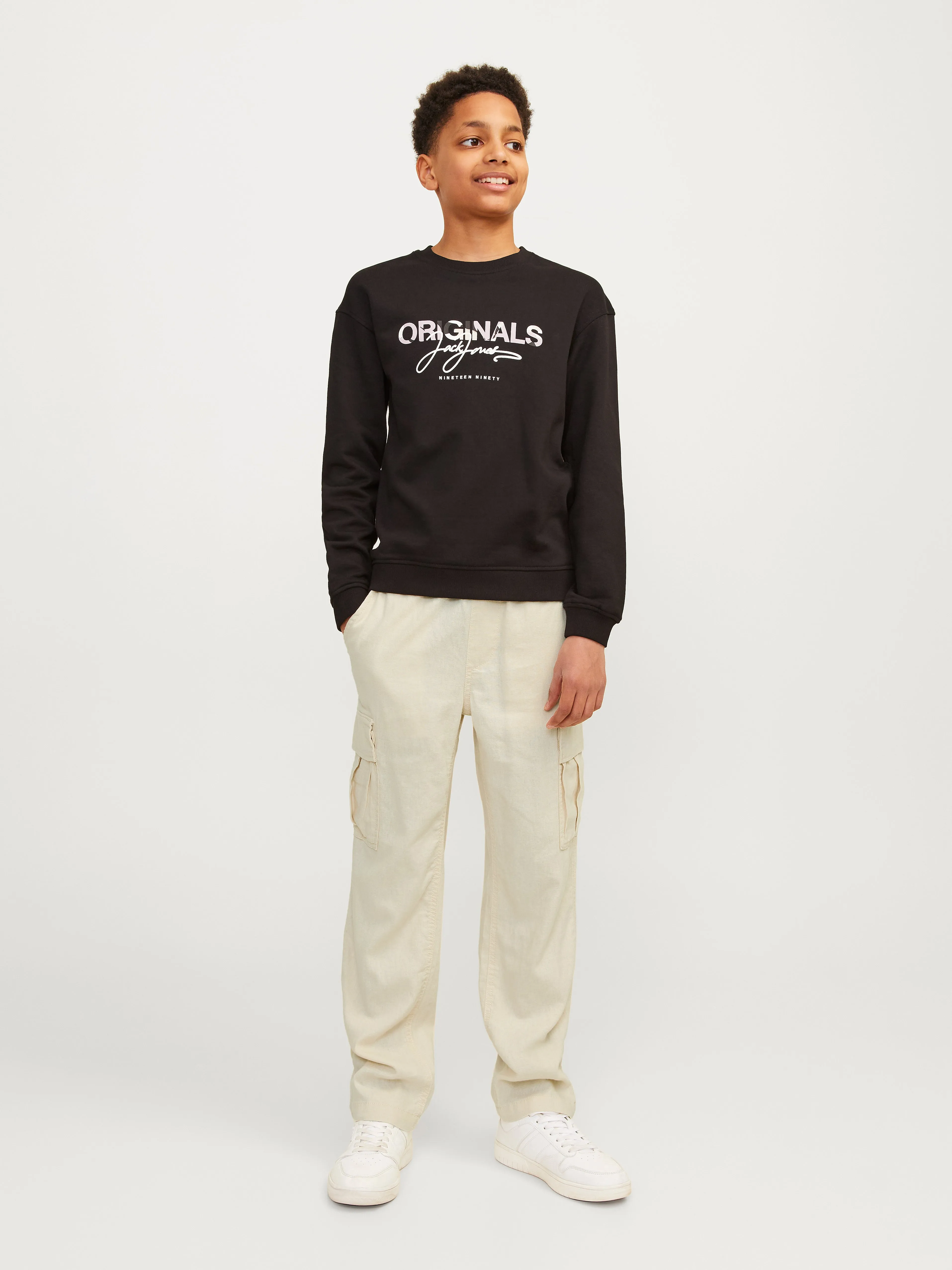 Pantalones cargo Junior | Beige | Jack & Jones®