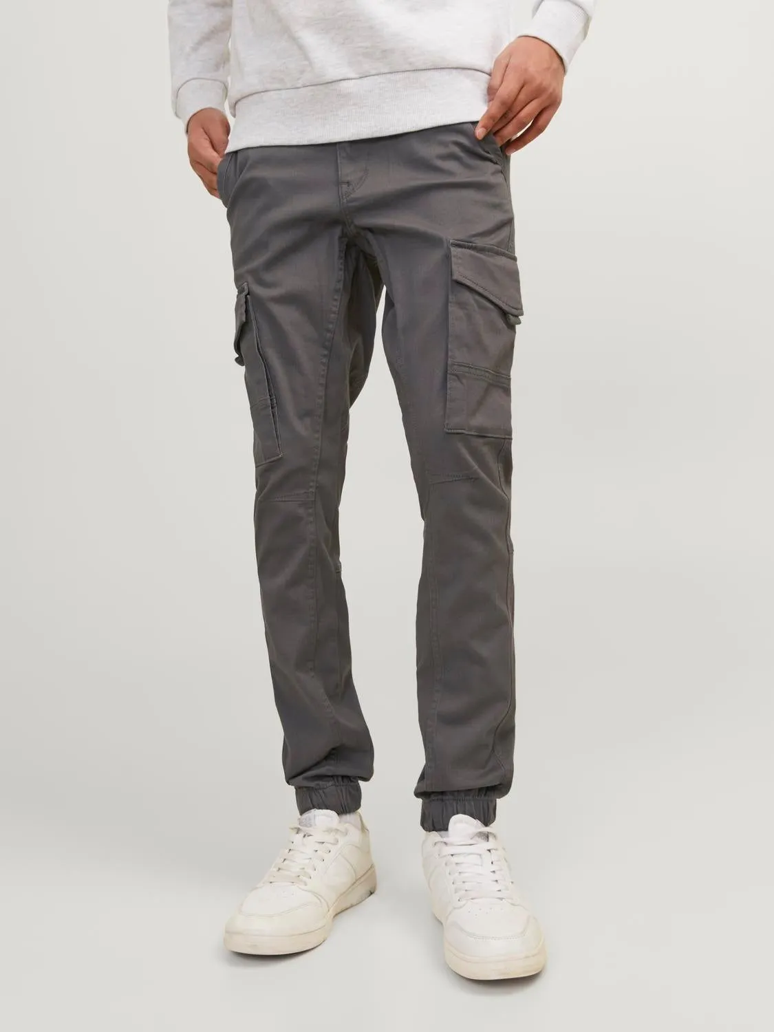 Pantalones cargo Junior | Gris oscuro | Jack & Jones®