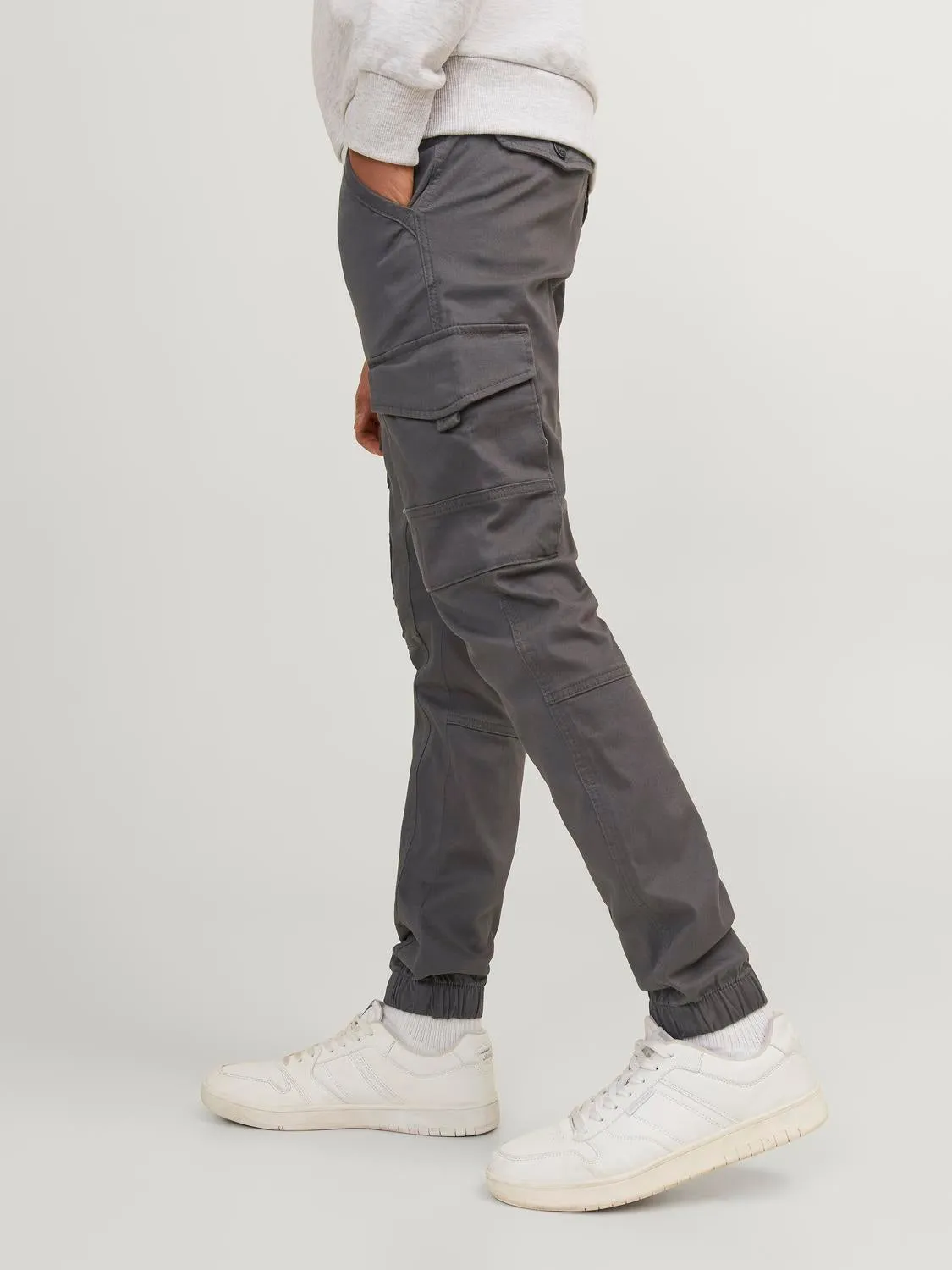 Pantalones cargo Junior | Gris oscuro | Jack & Jones®