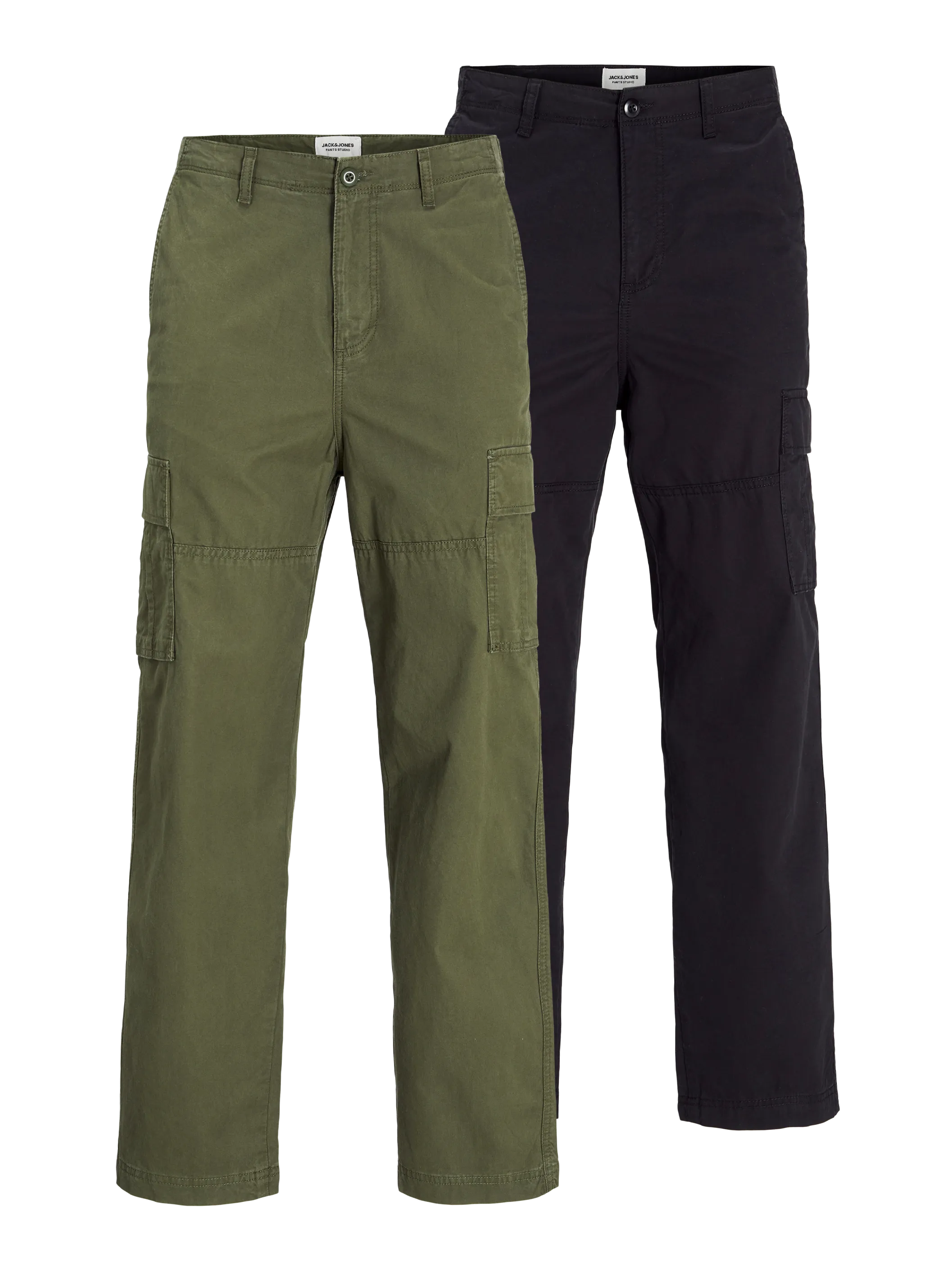 Paquete de 2 Pantalones cargo Corte loose | Verde oscuro | Jack & Jones®