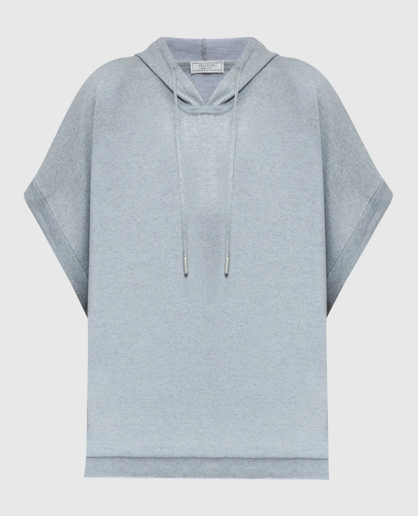 Peserico Gray hooded top