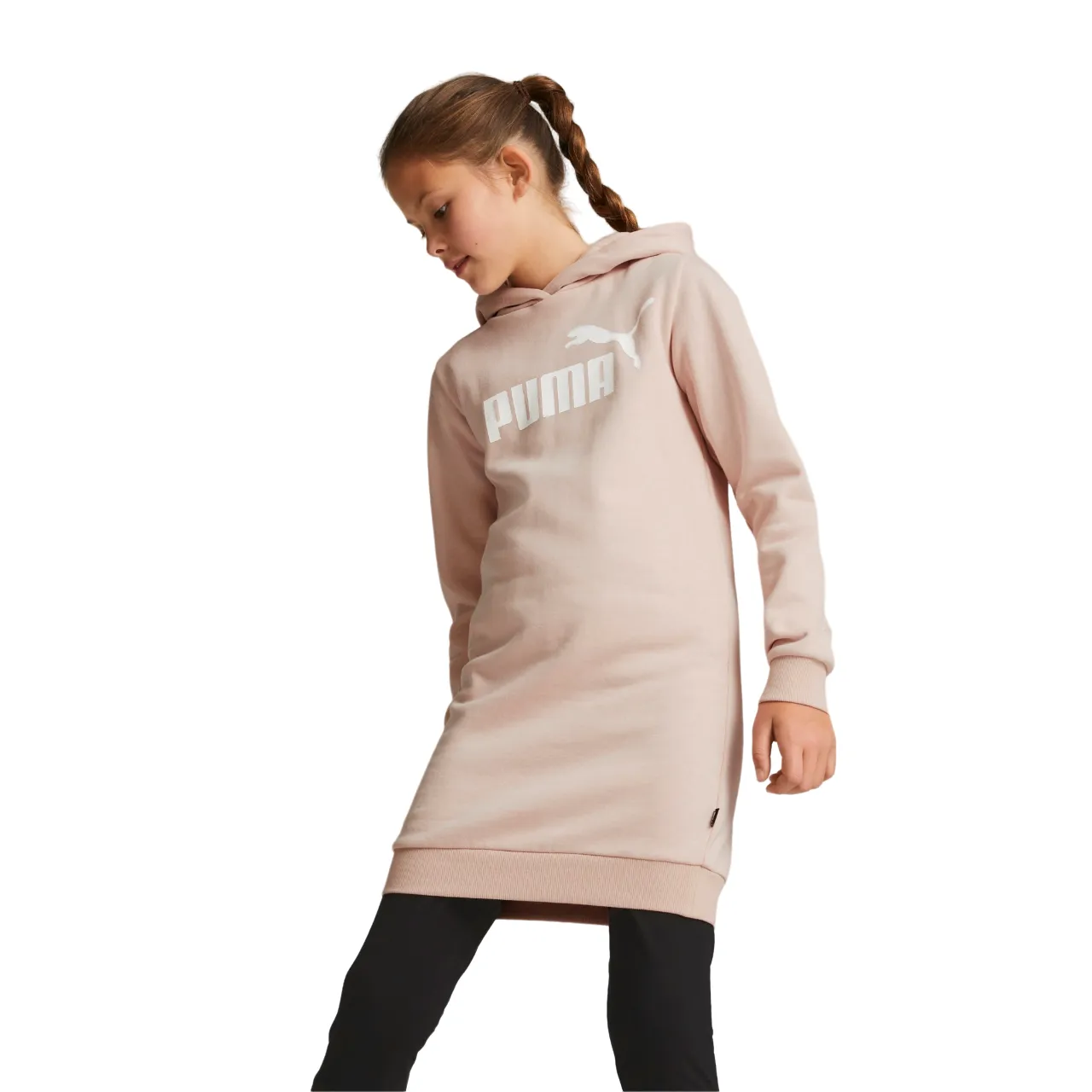 Puma Girls ESS Logo Hooded Dress FL